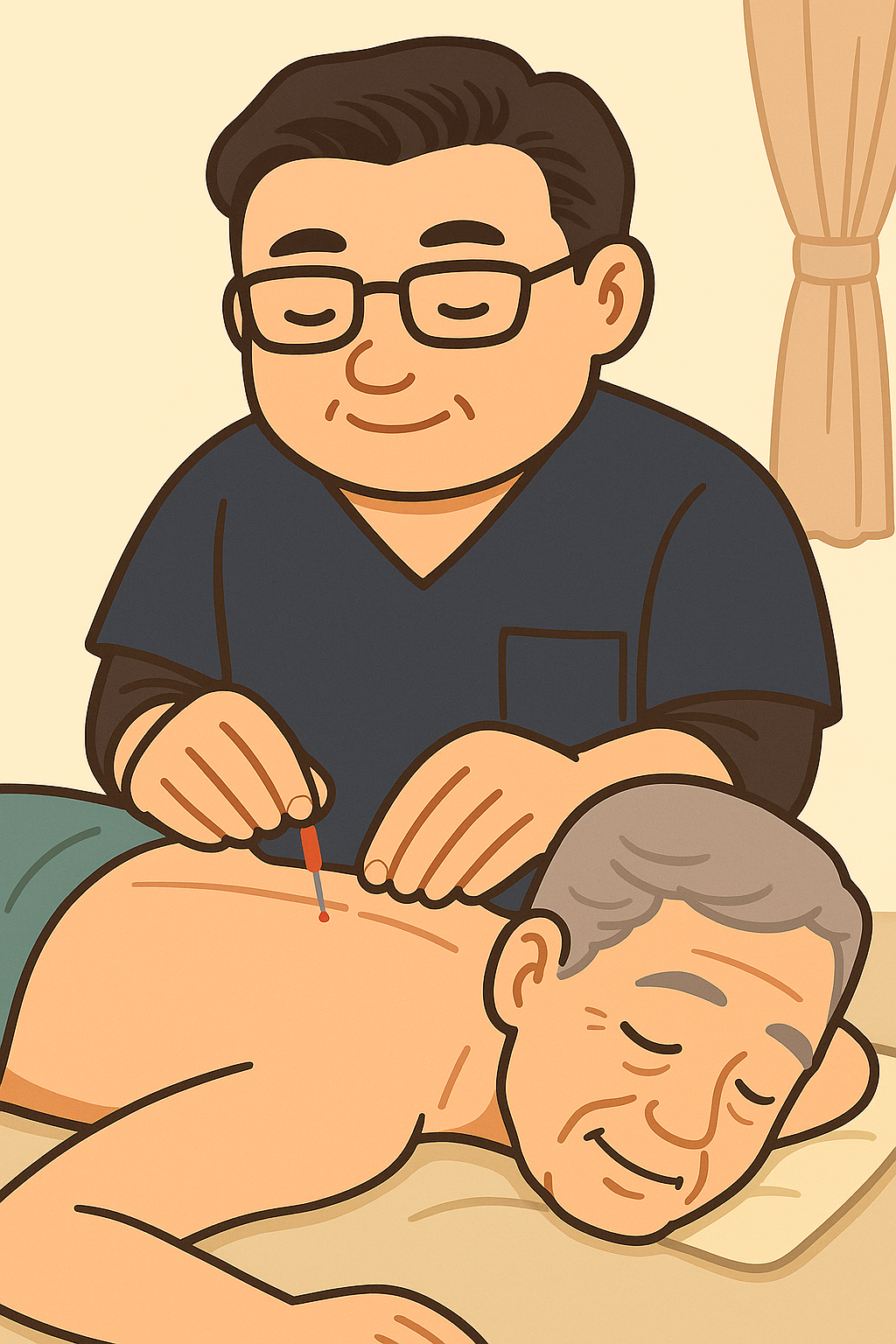 鍼治療のひととき